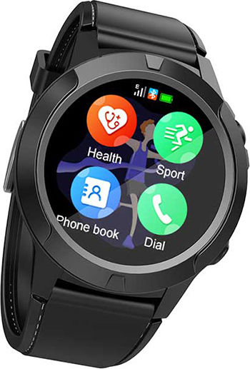 Havit M9001C Wasserdicht Smartwatch mit Pulsmesser (Schwarz)