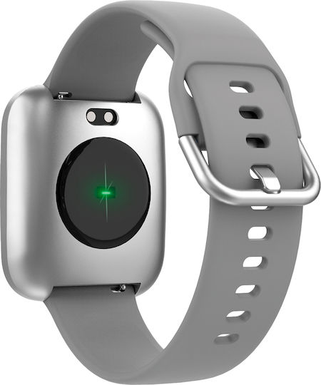 Forever ForeVigo 2 SW-310 Smartwatch με Παλμογράφο (Ασημί)