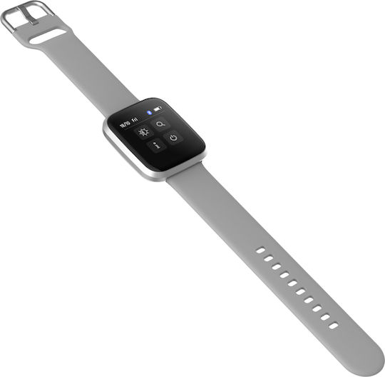 Forever ForeVigo 2 SW-310 Smartwatch με Παλμογράφο (Ασημί)