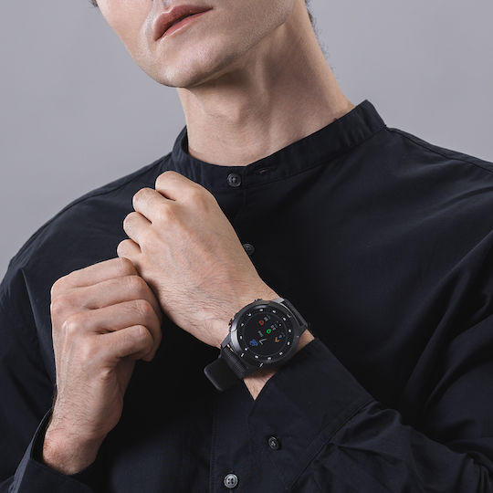 Havit M9001C Wasserdicht Smartwatch mit Pulsmesser (Schwarz)