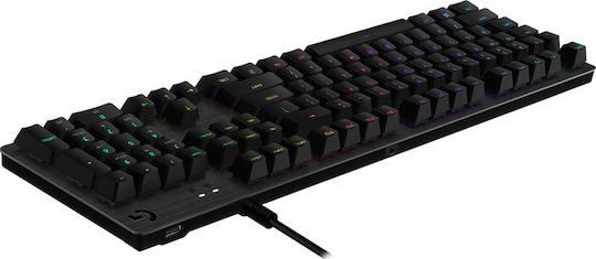 Logitech G512 Carbon Gaming Tastatură Mecanică cu GX Blue comutatoare și iluminare RGB (Engleză US)