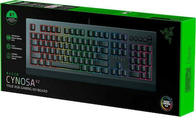 Razer Cynosa V2 Gaming Πληκτρολόγιο με RGB φωτισμό (Αγγλικό US)