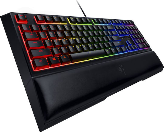 Razer Ornata V2 Gaming Μηχανικό Πληκτρολόγιο με Μεμβράνης διακόπτες και RGB φωτισμό (Ελληνικό)