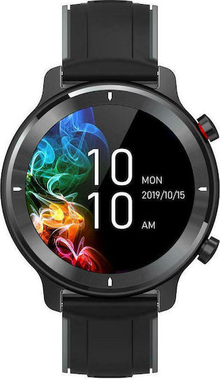 HiFuture HiWave Aluminium Smartwatch mit Pulsmesser (Schwarz)