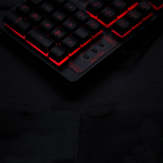 Zeroground KB-1600GUMS Akao Σετ Gaming Πληκτρολόγιο με Φωτιζόμενα πλήκτρα & Ποντίκι (Αγγλικό US)