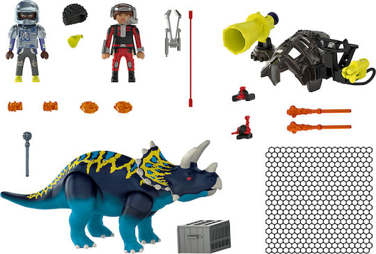 Playmobil Dino Rise Triceratops: Battle for the Legendary Stones for 5-10 years old