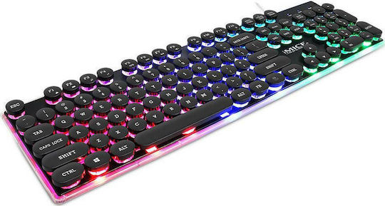 iMice AK-700 Gaming Πληκτρολόγιο με RGB φωτισμό (Αγγλικό US)