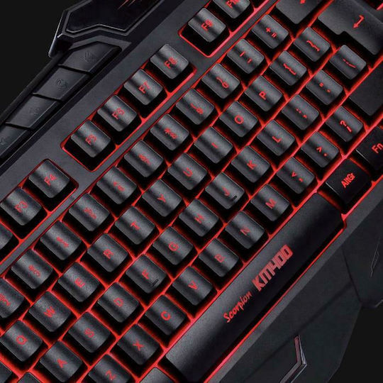 Marvo Combo KM400 & G1 Set Gaming Tastatur mit Beleuchtete Tasten & Maus (Englisch US)