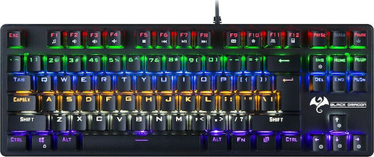 Conceptum Black Dragon G901 Σετ Gaming Μηχανικό Πληκτρολόγιο Tenkeyless με Custom Blue διακόπτες και RGB φωτισμό & Ποντίκι (Αγγλικό US)