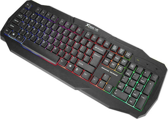 Xtrike Me KB-302 Gaming Πληκτρολόγιο με RGB φωτισμό (Αγγλικό US)
