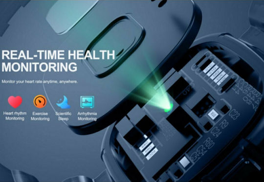 Havit M90 Smartwatch με Παλμογράφο (Κόκκινο)
