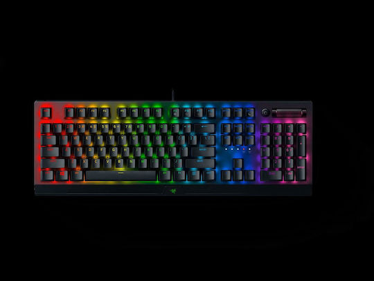 Razer BlackWidow V3 Gaming Mechanical Keyboard with Razer Green switches and RGB lighting (Greek)