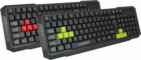 Esperanza Aspis Gaming Tastatură (Engleză US)