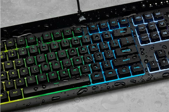 Corsair K55 RGB Pro Gaming Keyboard with RGB lighting (Greek)
