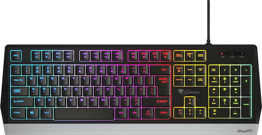 Genesis Rhod 300 RGB Gaming Πληκτρολόγιο με RGB φωτισμό (Αγγλικό US)