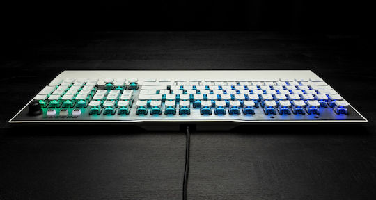 Roccat Vulcan 122 AIMO Gaming Mechanische Tastatur mit Titan taktil Schaltern und RGB-Beleuchtung (Englisch US) Weiß