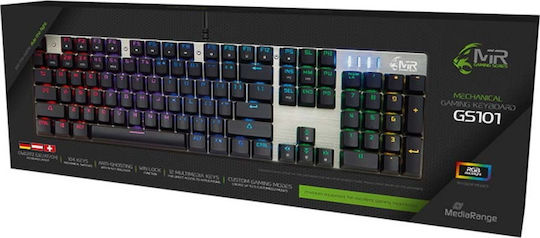 MediaRange MediaRange GS101 Gaming Mechanisches Tastatur mit Benutzerdefinierten Schaltern und RGB-Beleuchtung (Englisch UK)