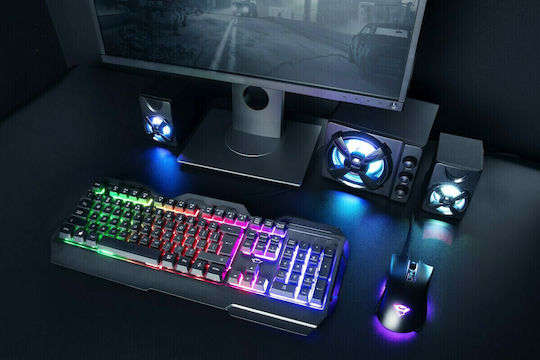 Trust GXT 856 Torac Гейминг Клавиатура с RGB подсветка (Английски US) Черен