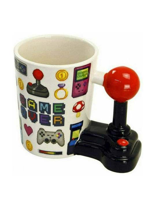 Puckator Game Over - Joystick Becher Keramik Mehrfarbig 355ml