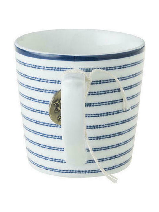 Laura Ashley Blueprint Cană din Porțelan Candy Stripe 220ml