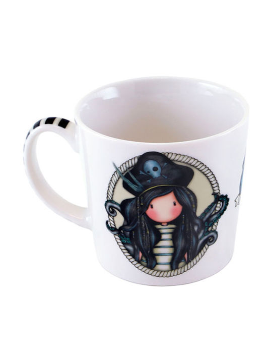 Santoro Cană Ceramică Black Pearl 330ml