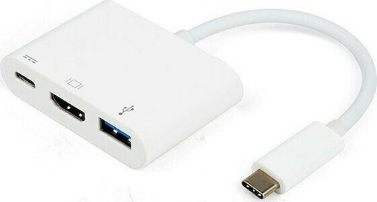 Vivanco USB-C Docking Station mit HDMI 4K PD Weiß (34293)