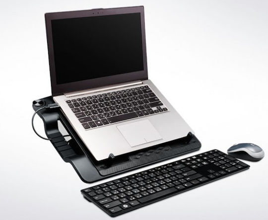 CoolerMaster Ergostand III Cooling Pad για Laptop έως 17.3" με 1 Ανεμιστήρα