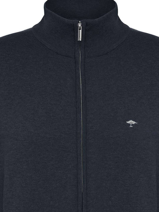 Men's Knitted Cardigan Navy Blue