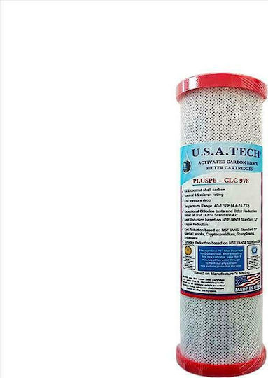 USA Tech Filtru de Apă de Înlocuire pentru Blat și Sub Blat 10" PlusPB-CLC 978 0.5 μm - micrometru