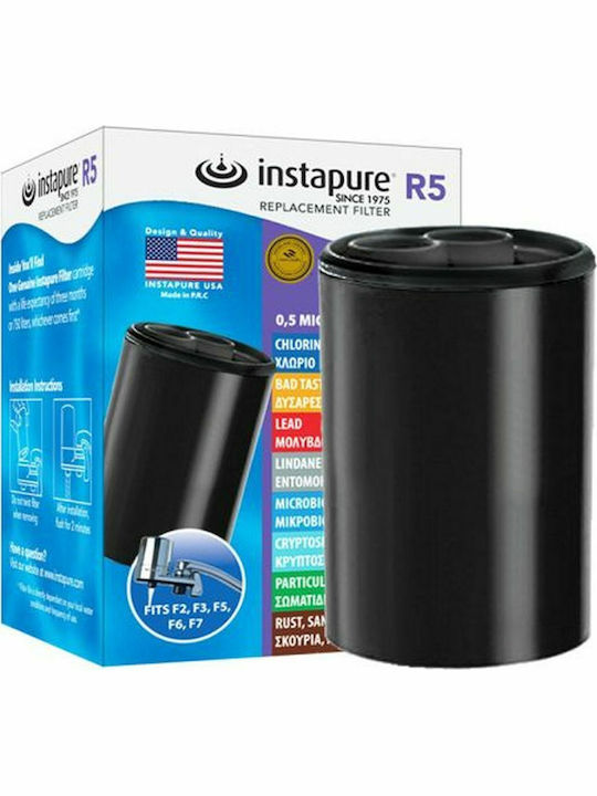Instapure Water Filter Replacement for Faucet made of Activated Carbon R5 0.5 μm