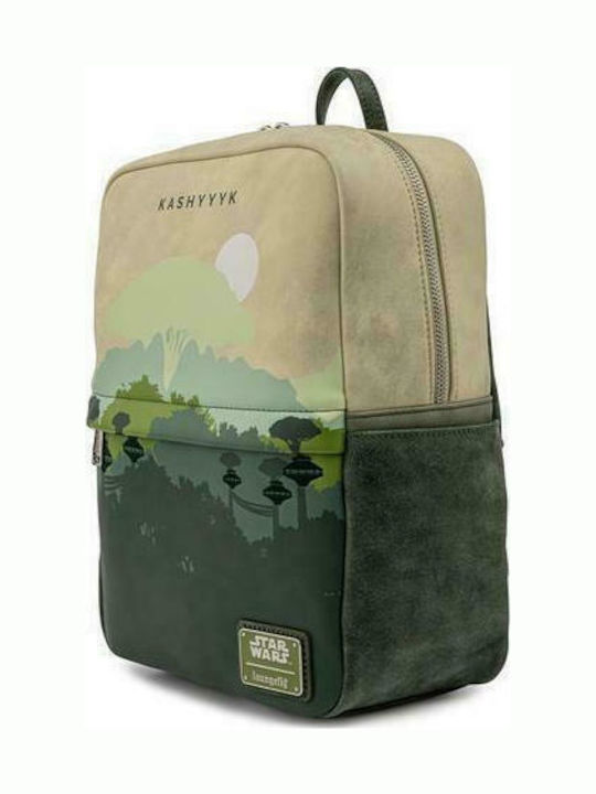 Loungefly Lands Kashyyyk Square Mini Παιδική Τσάντα Πλάτης Πολύχρωμη 23.7x12.7x30.6εκ. Star Wars Lands Kashyyyk Square Mini