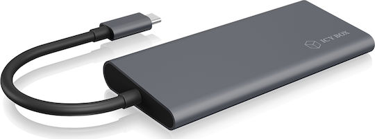 Icy Box USB-C Docking Station mit HDMI 4K PD Schwarz (IB-DK4022-CPD)