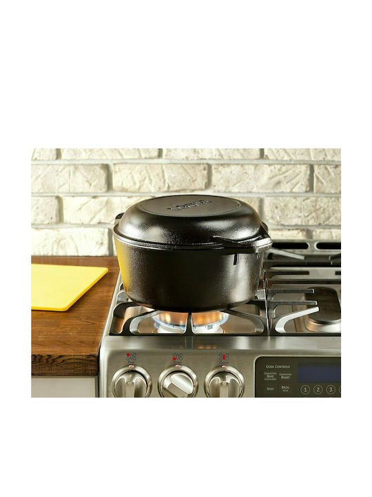 Lodge Βαθιά Κατσαρόλα από Μαντέμι 4.73lt / 27cm