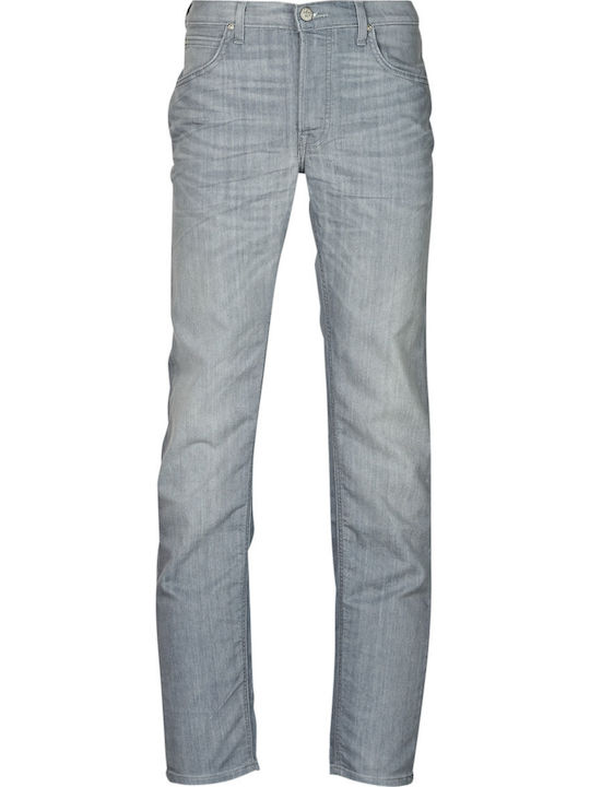 Daren Men's Jeans Pants with Slim Straight Fit Gray