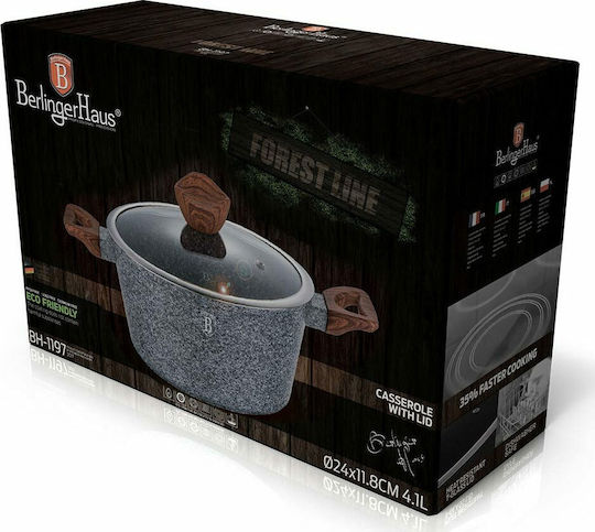 Berlinger Haus Forest Line Βαθιά Κατσαρόλα από Αλουμίνιο 4.1lt / 24cm