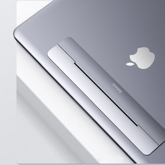 Baseus Self-Adhesive Aluminum Βάση για Laptop έως 17" Γκρι