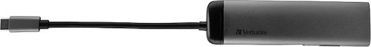 Verbatim USB-C Stație de andocare cu HDMI 4K PD Negru (49140)