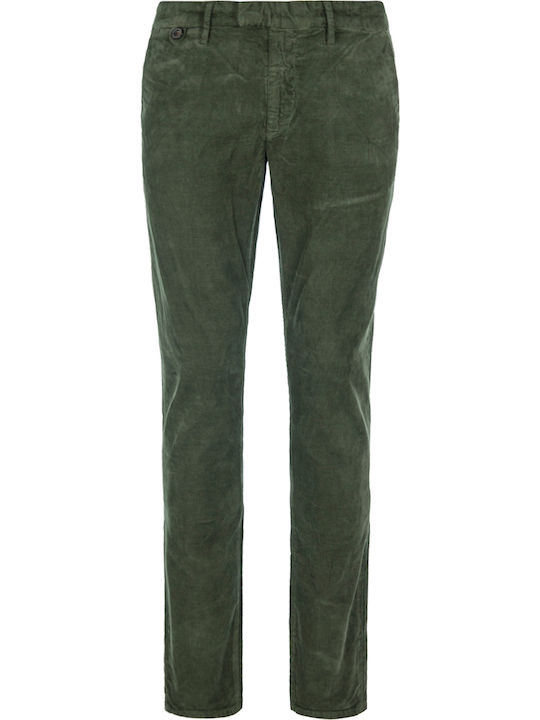 James Παντελόνι Chino Ελαστικό σε Slim Εφαρμογή Χακί