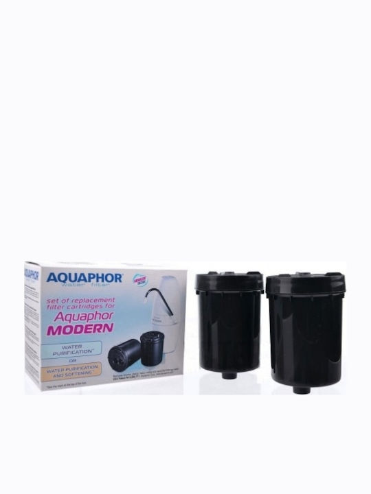 Aquaphor Ανταλλακτικό Φίλτρο Νερού για Βρύση από Ενεργό Άνθρακα Β-200H Modern V.2 2τμχ