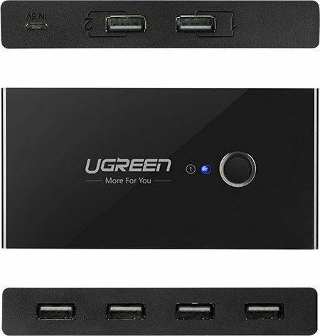 Ugreen Sharing Box Hub 4 Ports USB 2.0 with USB-A Connection