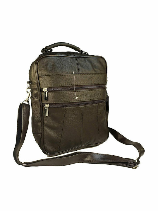 Leather Men's Bag Shoulder / Crossbody Brown