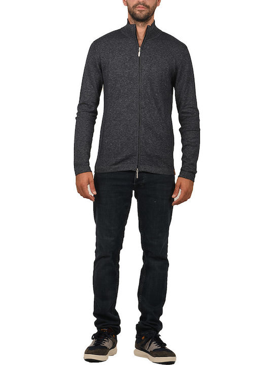 Herren Strickjacke Marineblau