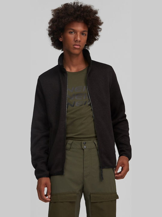 Herren Fleecejacke Schwarz
