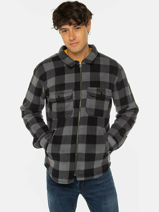 Tolala Overshirt Long-sleeved Shirt Checked Black