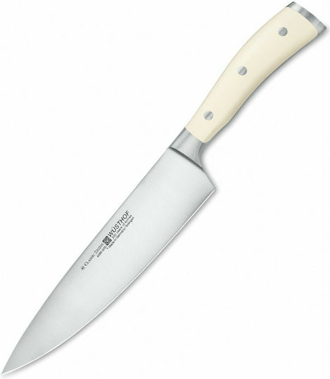 Wusthof Classic Ikon Μαχαίρι Chef από Ανοξείδωτο Ατσάλι Creme 20cm
