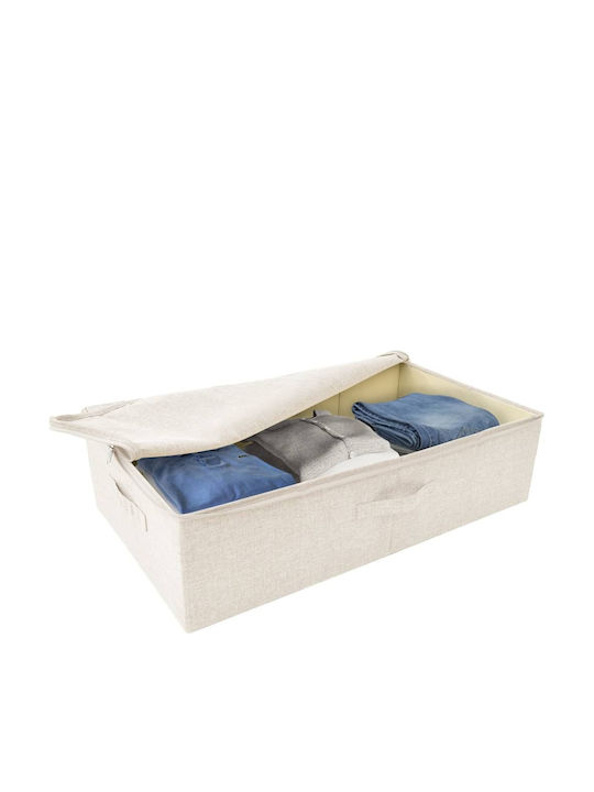 vidaXL Stoff Aufbewahrungsbox Cream 70x40x18cm 2Stück