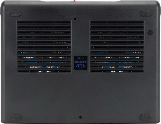 Rivacase Cooling Pad για Laptop έως 17.3" με 2 Ανεμιστήρες και Φωτισμό (5557)