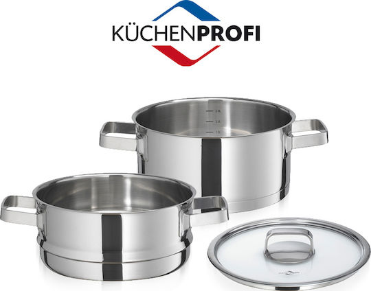 Kuchenprofi San Remo Deep Stainless Steel Pot 3lt / 20cm