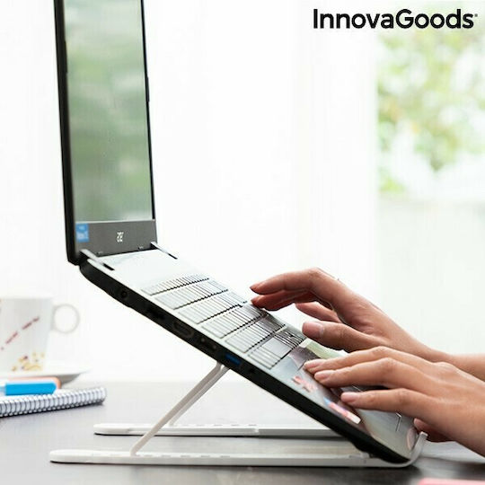 InnovaGoods Flappot Stand pentru Laptop până la 17" Argintiu