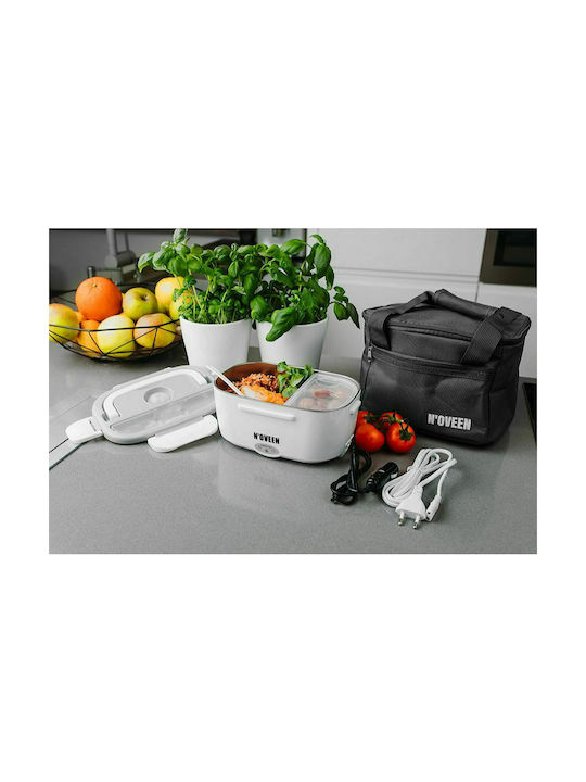 N'Oveen Inox Electric Lunch Box Grey 1100ml
